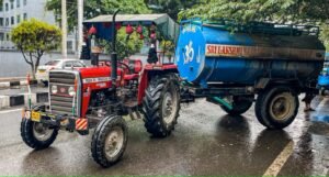 Overcast skies and light rain in Jhunjhunu, Rajasthan during June 2025 monsoon alert