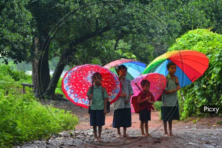 Jhunjhunu students participate in Rain Safety Week