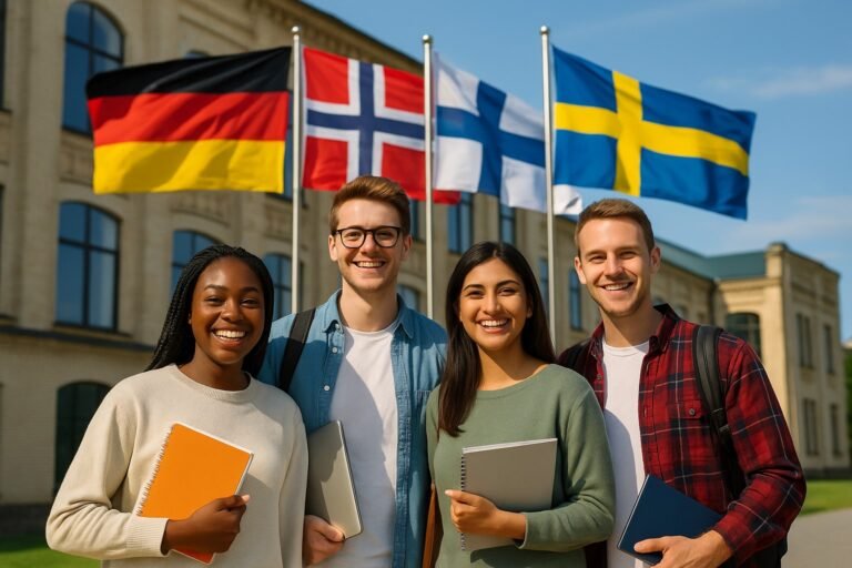 जर्मनी, नॉर्वे, फिनलैंड और स्वीडन में पढ़ते अंतरराष्ट्रीय छात्र