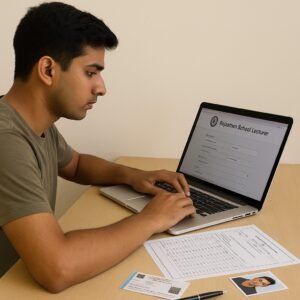 RPSC स्कूल व्याख्याता फॉर्म भरता छात्र