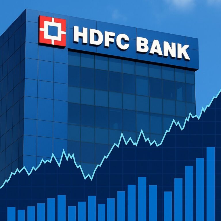 बीएसई और एनएसई पर बढ़ते HDFC बैंक के शेयर का ग्राफ