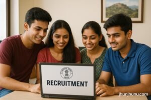 “राजस्थान के युवा सरकारी भर्ती अधिसूचना पढ़ते हुए — जुलाई 2025 की नई सरकारी नौकरियों की जानकारी लेते हुए।”