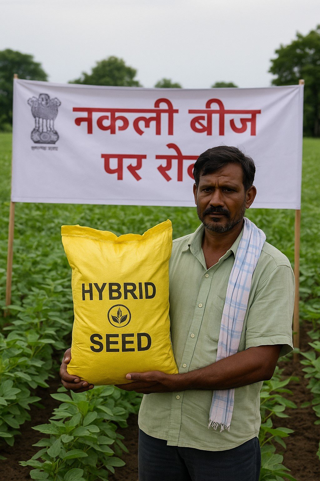 कृषि मंत्री द्वारा नकली बीज और खाद पर रोक लगाने की घोषणा