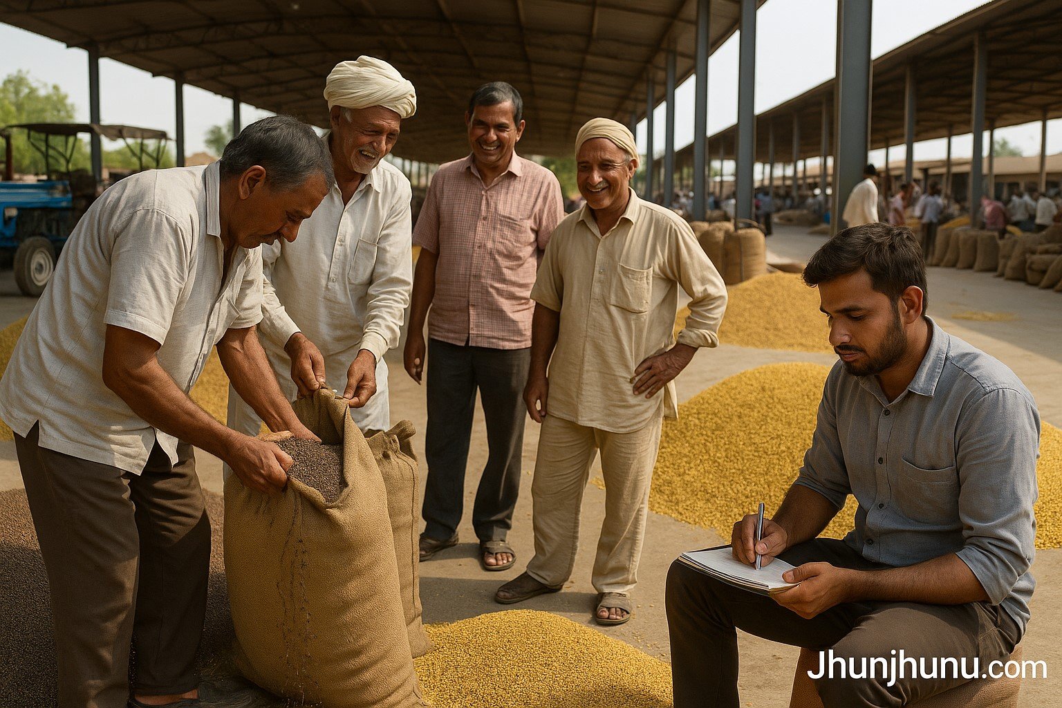 झुंझुनू मंडी में सरसों 6700 के पार, बाजरा और जौ स्थिर