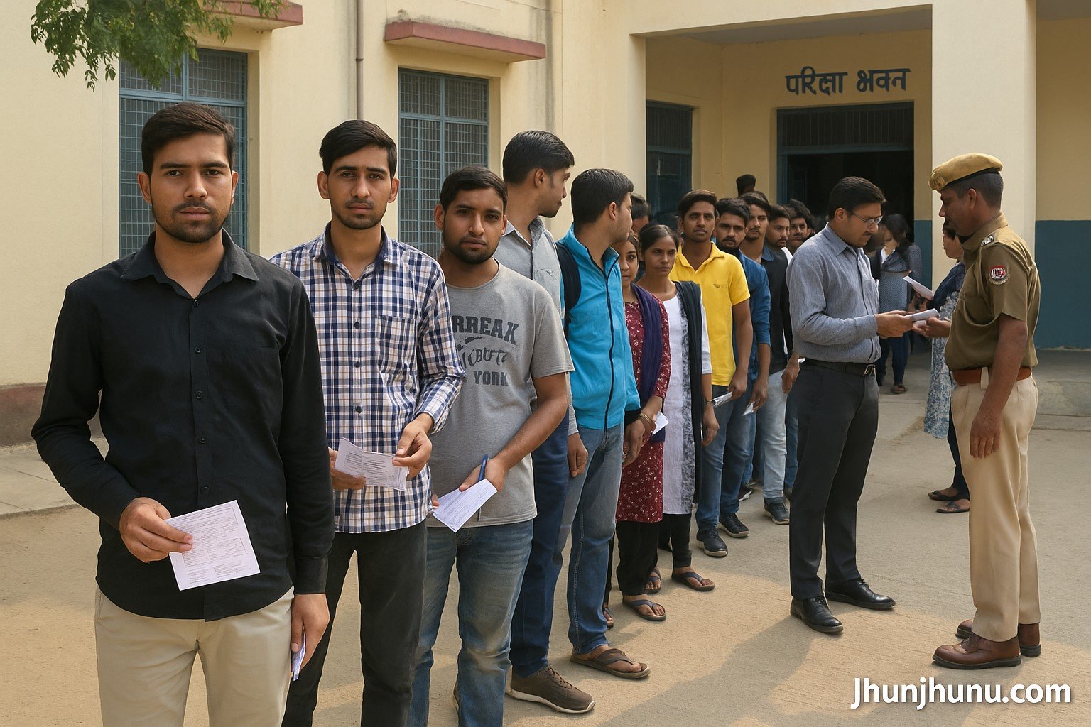 पटवारी भर्ती परीक्षा में झुंझुनूं के 88.29% अभ्यर्थी हुए शामिल